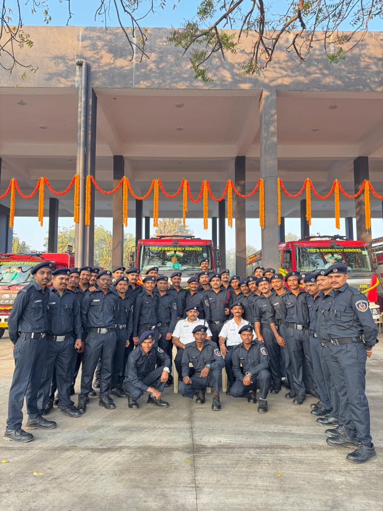 Fire safety drill training session
